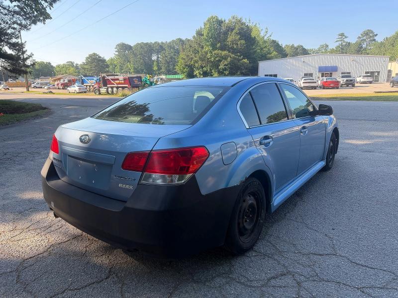2011 Subaru LEGACY VIN 4S3BMBA63B3252452 COPART salvage auction — MINOR DENT/SCRATCHES, Vt - Dealer Only Clean Title (P), sold $500 on 2026-07-02 (photo 4)