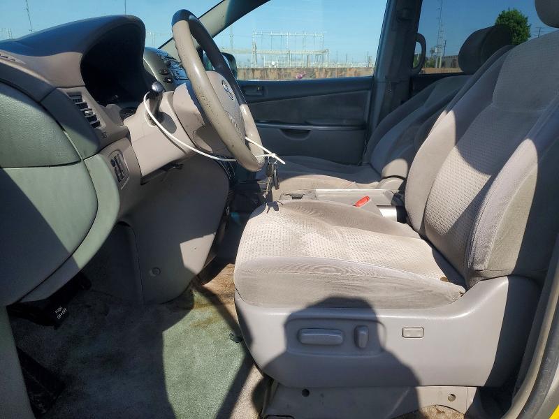 2007 Toyota Sienna VIN 5TDZK23C37S082929 COPART salvage auction — FRONT END, CA - SALVAGE CERTIFICATE, sold $625 on 2026-07-17 (photo 7)