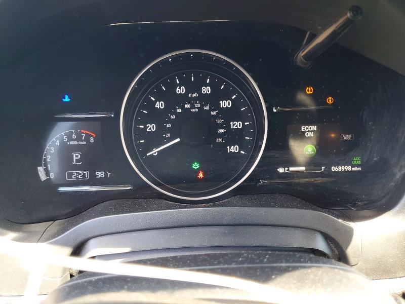 2021 Honda Hr-v VIN 3CZRU5H71MM722102 COPART salvage auction — FRONT END, CA - SALVAGE CERTIFICATE, sold $7,300 on 2026-07-27 (photo 9)