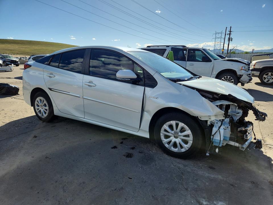 2020 Toyota Prius VIN JTDKARFU2L3126481 COPART salvage auction — FRONT END, Co - Public - Salvage Title, sold $6,700 on 2026-07-06 (photo 4)