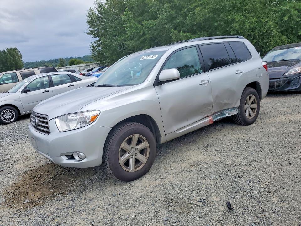 2010 Toyota Highlander VIN 5TDJK3EH6AS036577 COPART salvage auction — SIDE, WA - BILL OF SALE, sold $4,150 on 2026-07-13 (photo 1)