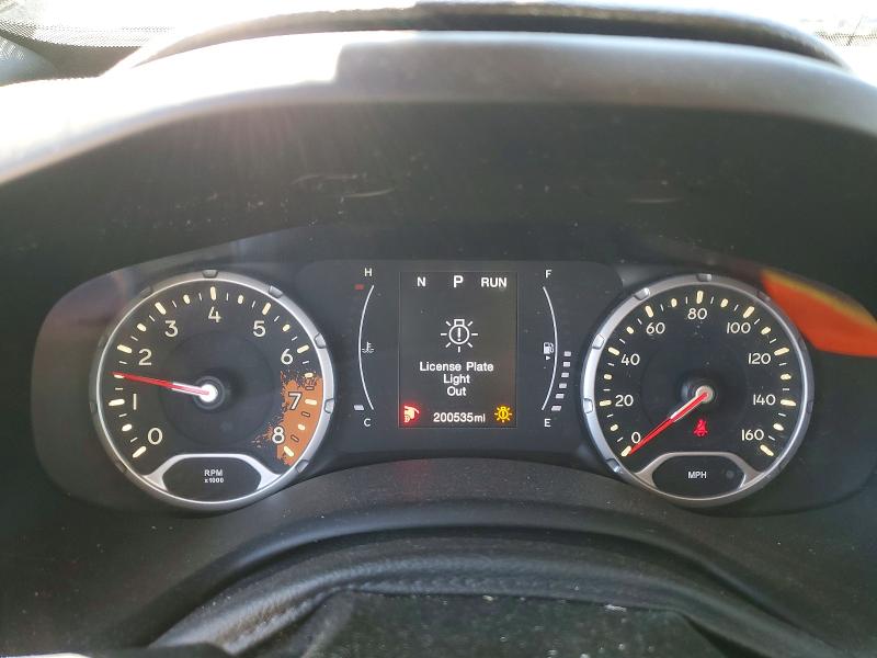 2018 Jeep Renegade VIN ZACCJABB4JPG79104 COPART salvage auction — REAR END, Ky - Cert Of Title-Salvage, sold $525 on 2026-07-13 (photo 9)