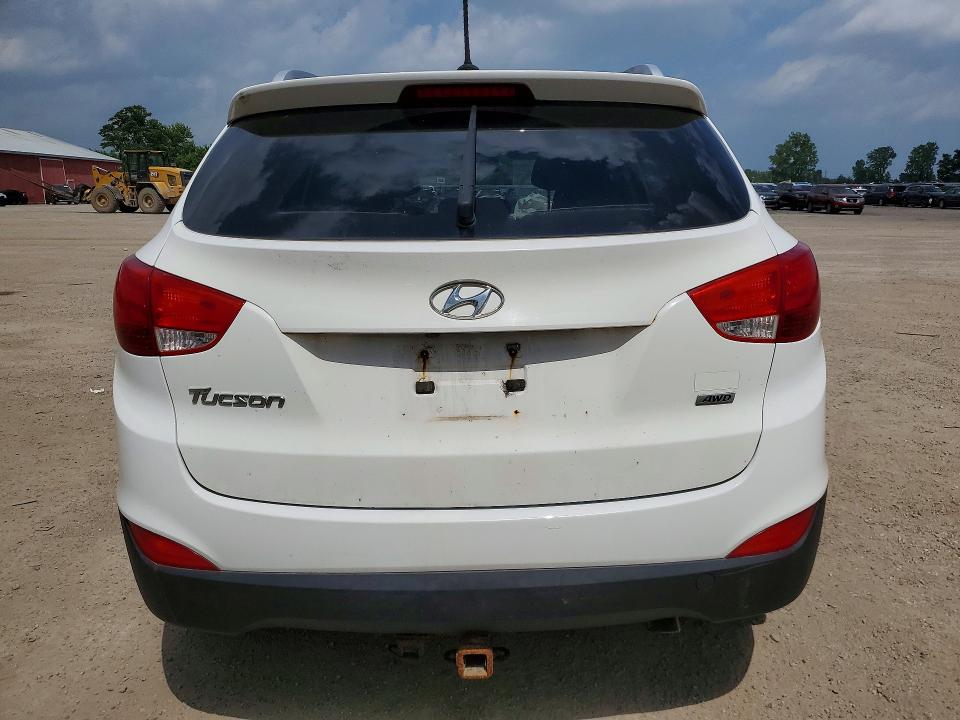 2014 Hyundai Tucson VIN KM8JUCAG6EU792589 COPART salvage auction — FRONT END, ON - PERMIT SALVAGE, sold $750 on 2026-07-16 (photo 6)