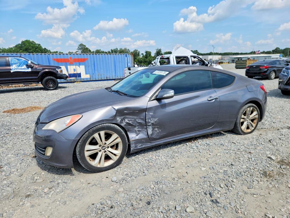 2011 Hyundai Genesis coupe VIN KMHHU6KH3BU065395 COPART salvage auction — SIDE, Ga - Cert Of Title-Salvage, sold $1,300 on 2026-07-28 (photo 1)