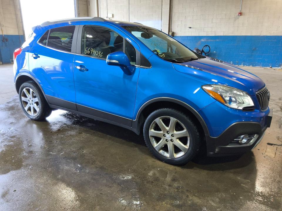 2015 Buick Encore VIN KL4CJFSBXFB060726 COPART salvage auction — MINOR DENT/SCRATCHES, Wv - Certificate Of Title, sold $325 on 2026-07-16 (photo 4)