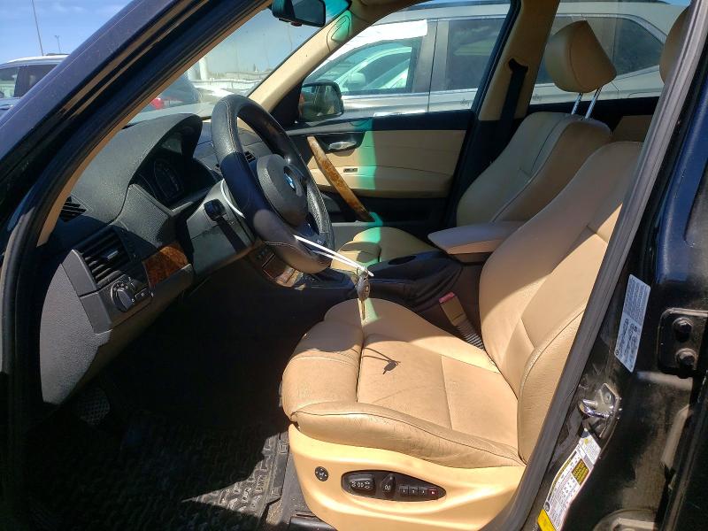 2007 BMW X3 VIN WBXPC934X7WF25945 COPART salvage auction — NORMAL WEAR, CA - DIS/DLR/EXP ONLY CLEAN TITLE (P), sold $725 on 2026-07-09 (photo 7)