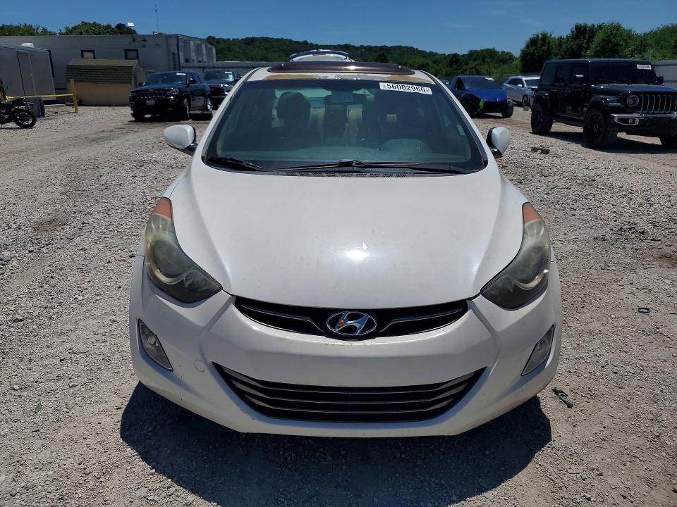 2013 Hyundai Elantra VIN 5NPDH4AE5DH341169 COPART salvage auction — HAIL, Ar - Cert Of Title-Salvage, sold $2,450 on 2026-07-27 (photo 5)
