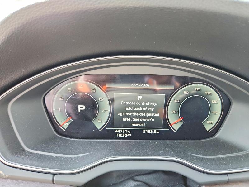 2024 Audi Q5 VIN WA1EAAFY1R2081527 COPART salvage auction — FRONT END, Fl - Cert Of Title Slvg Rebuildable, sold $8,700 on 2026-07-06 (photo 9)