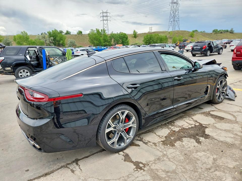 2019 Kia Stinger VIN KNAE35LC7K6056899 COPART salvage auction — FRONT END, CO - SALVAGE TITLE, sold $3,950 on 2026-07-27 (photo 2)