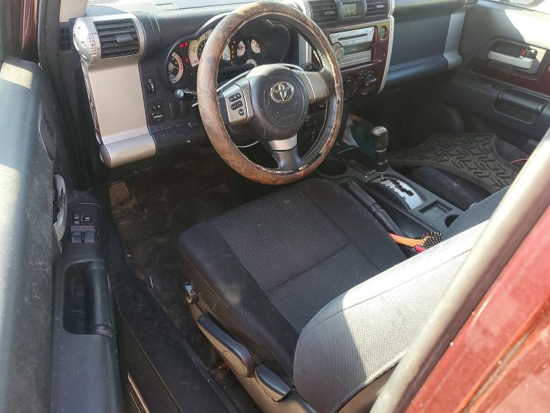 2007 Toyota Fj cruiser VIN JTEZU11F370016509 COPART salvage auction — FRONT END, Sc - Cert Of Title-Salvage, sold $200 on 2026-07-29 (photo 8)