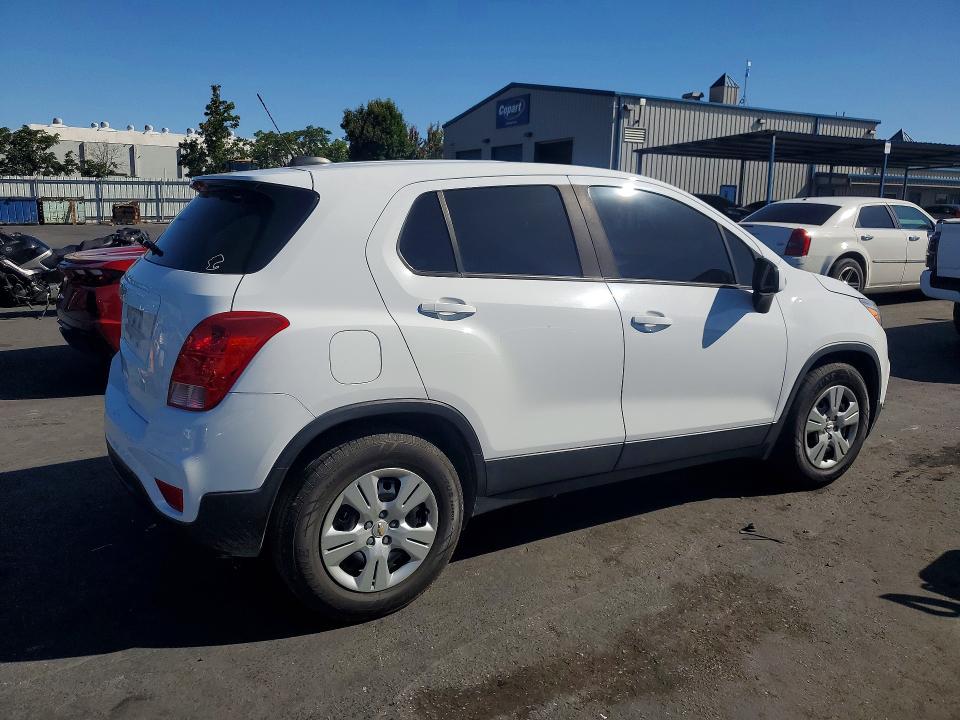 2018 Chevrolet Trax VIN KL7CJKSB3JB701123 COPART salvage auction — FRONT END, Ca - Salvage Certificate, sold $60 on 2026-07-28 (photo 3)