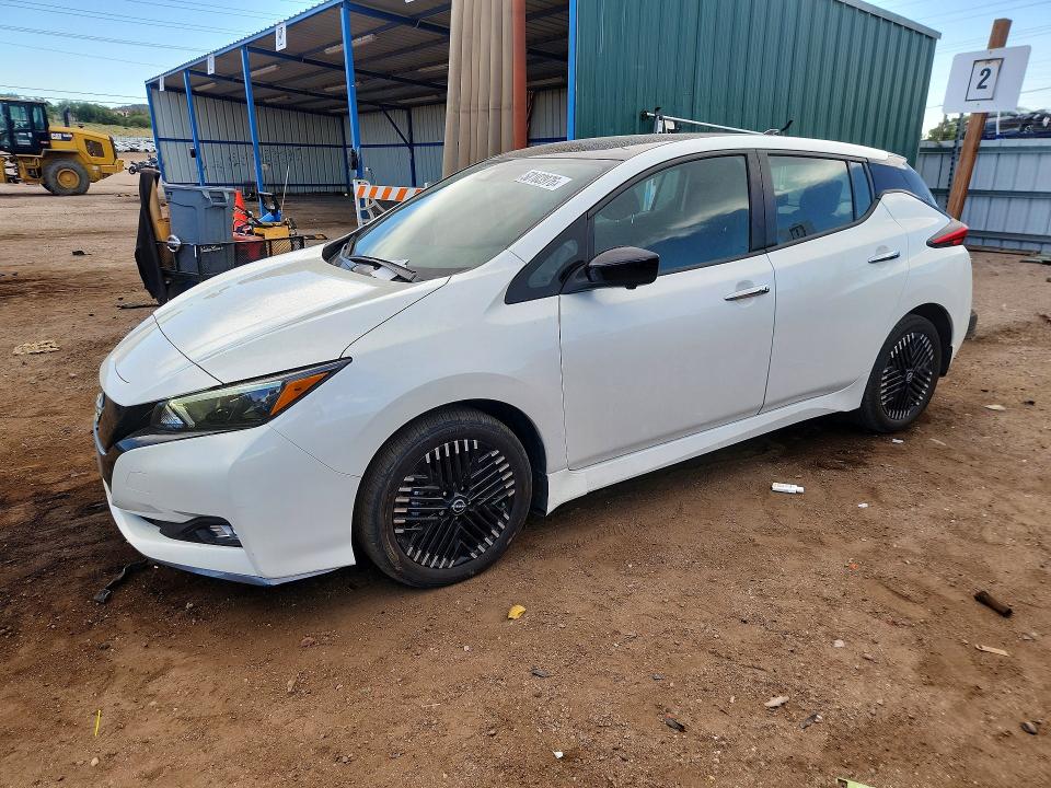 2025 Nissan Leaf VIN 1N4CZ1CV0SC557479 COPART salvage auction — UNDERCARRIAGE, Co - Salvage Title, sold $7,300 on 2026-07-20 (photo 1)