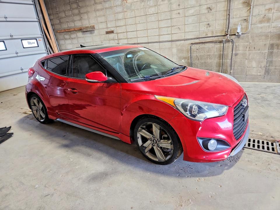 2015 Hyundai Veloster VIN KMHTC6AEXFU241000 COPART salvage auction — MECHANICAL, Mn - Certificate Of Title, sold $200 on 2026-07-28 (photo 4)