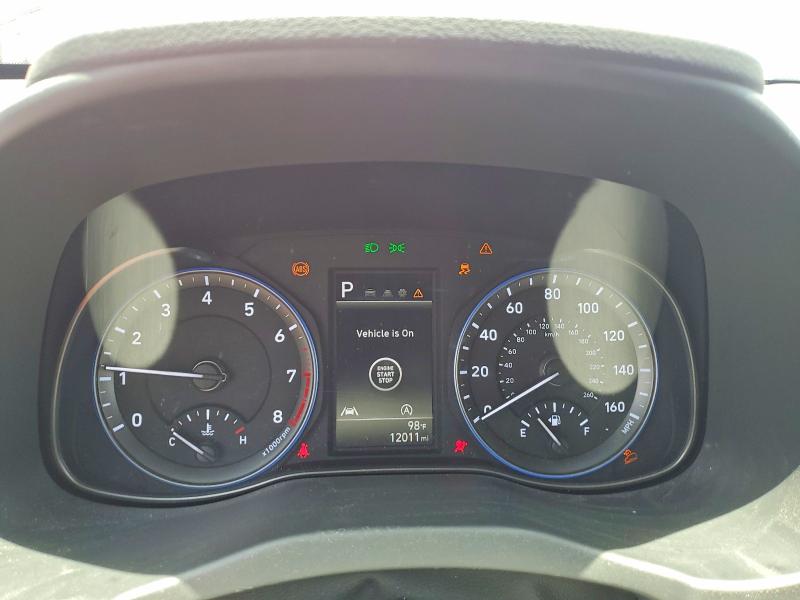 2022 Hyundai Kona VIN KM8K62AB1NU901859 COPART salvage auction — FRONT END, Fl - Cert Of Title Slvg Rebuildable, sold $4,400 on 2026-07-13 (photo 9)