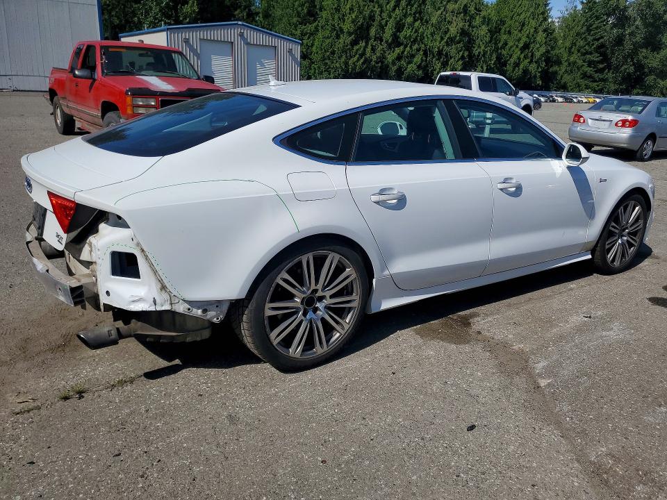 2012 Audi A7 VIN WAUSGAFCXCN006985 COPART salvage auction — REAR END, WA - BILL OF SALE, sold $3,950 on 2026-07-06 (photo 3)