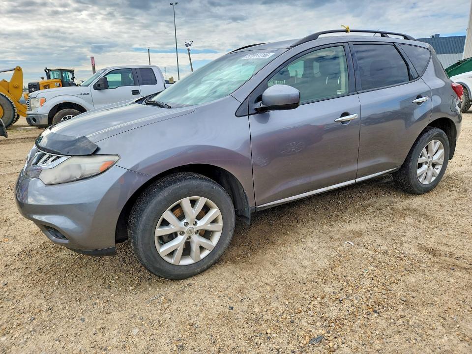 2014 Nissan Murano VIN JN8AZ1MW0EW516091 COPART salvage auction — SIDE, Ab - Bos - Salvage, sold $1,350 on 2026-07-09 (photo 1)