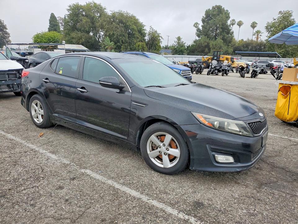 2014 Kia Optima VIN 5XXGM4A77EG265347 COPART salvage auction — FRONT END, Ca - Dis/Dlr/Exp Only Clean Title, sold $650 on 2026-07-10 (photo 4)
