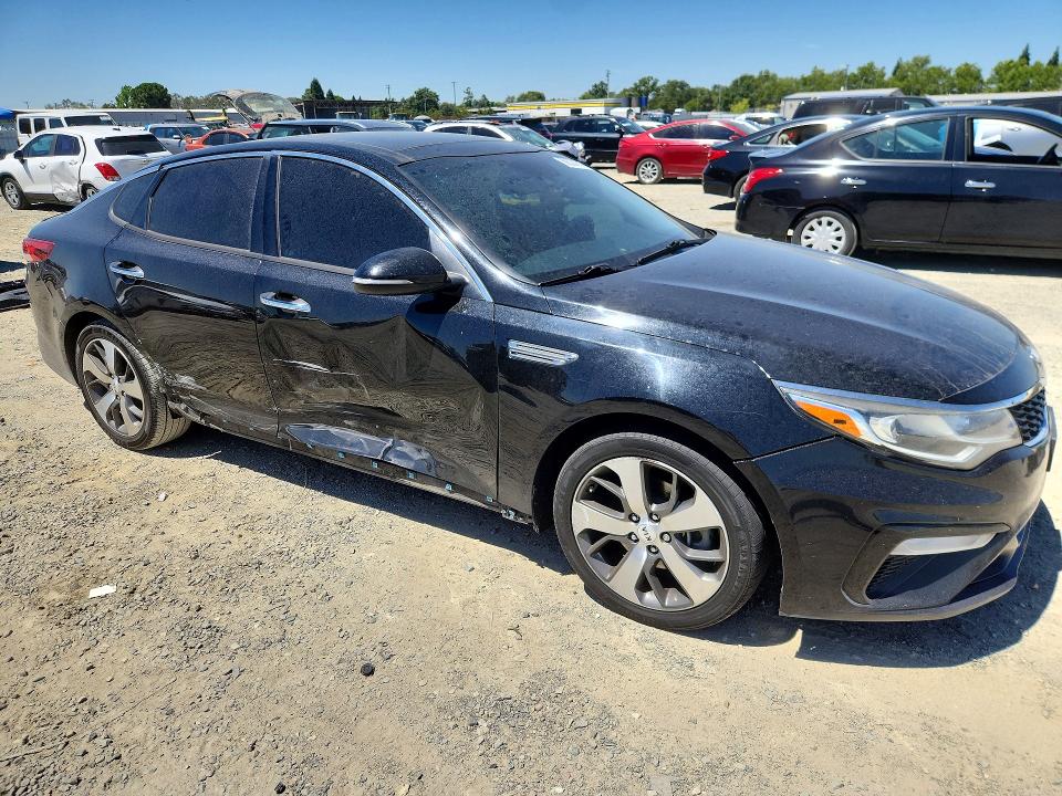 2019 Kia Optima VIN 5XXGT4L33KG294787 COPART salvage auction — SIDE, CA - SALVAGE CERTIFICATE, sold $825 on 2026-07-23 (photo 4)