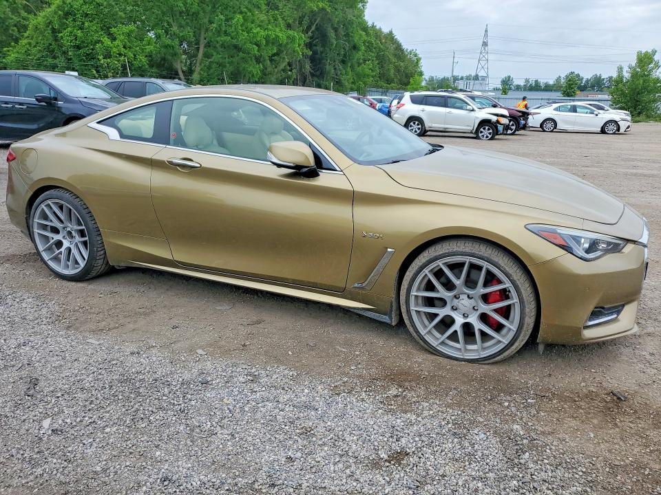 2017 Infiniti Q60 VIN JN1FV7EL0HM700972 COPART salvage auction — MINOR DENT/SCRATCHES, ON - PERMIT NO BRAND - UNFIT, sold $7,400 on 2026-07-15 (photo 4)