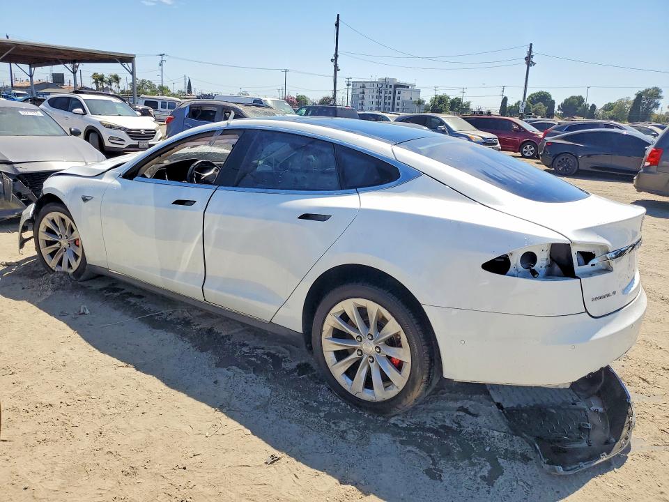 2016 Tesla Model s VIN 5YJSA1E40GF134171 COPART salvage auction — FRONT END, Ca - Salvage Certificate (P), sold $675 on 2026-07-27 (photo 2)