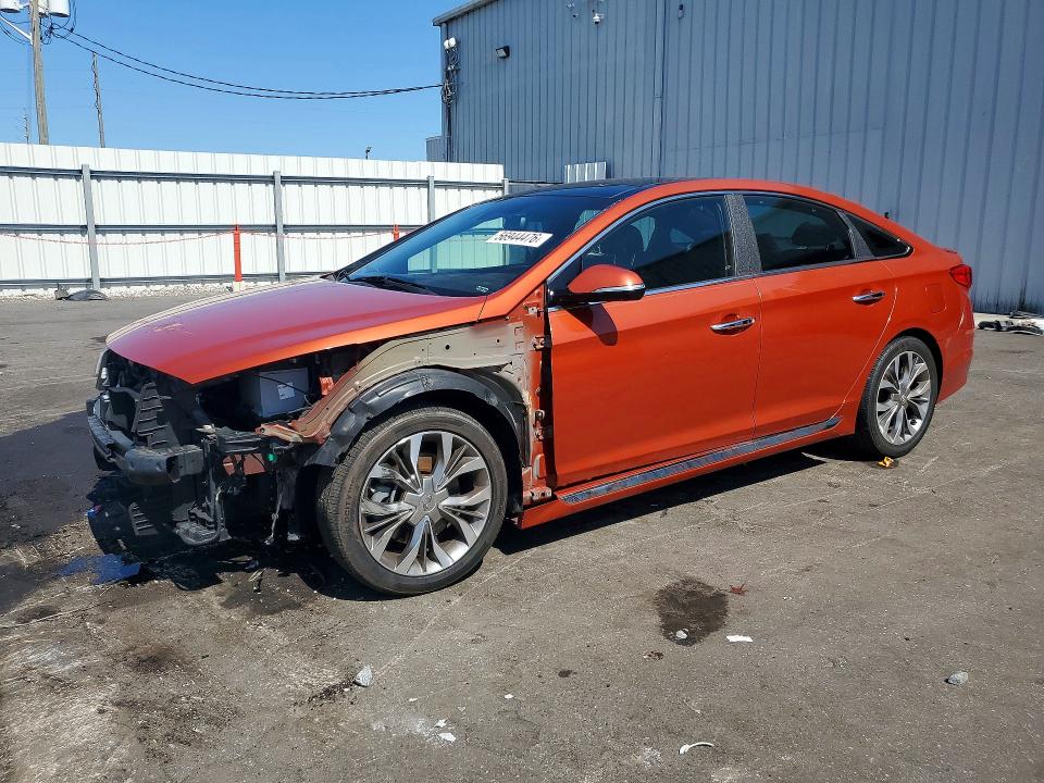 2015 Hyundai Sonata VIN 5NPE34ABXFH181687 COPART salvage auction — FRONT END, Fl - Cert Of Title Slvg Rebuildable, sold $3,000 on 2026-07-27 (photo 1)