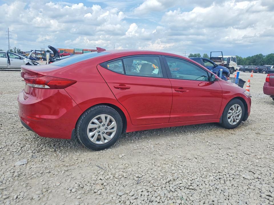 2017 Hyundai VIN KMHD74LF9HU422370 COPART salvage auction — WATER/FLOOD, Oh - Cert Of Title-Salvage Flood, sold $1,500 on 2026-07-14 (photo 3)