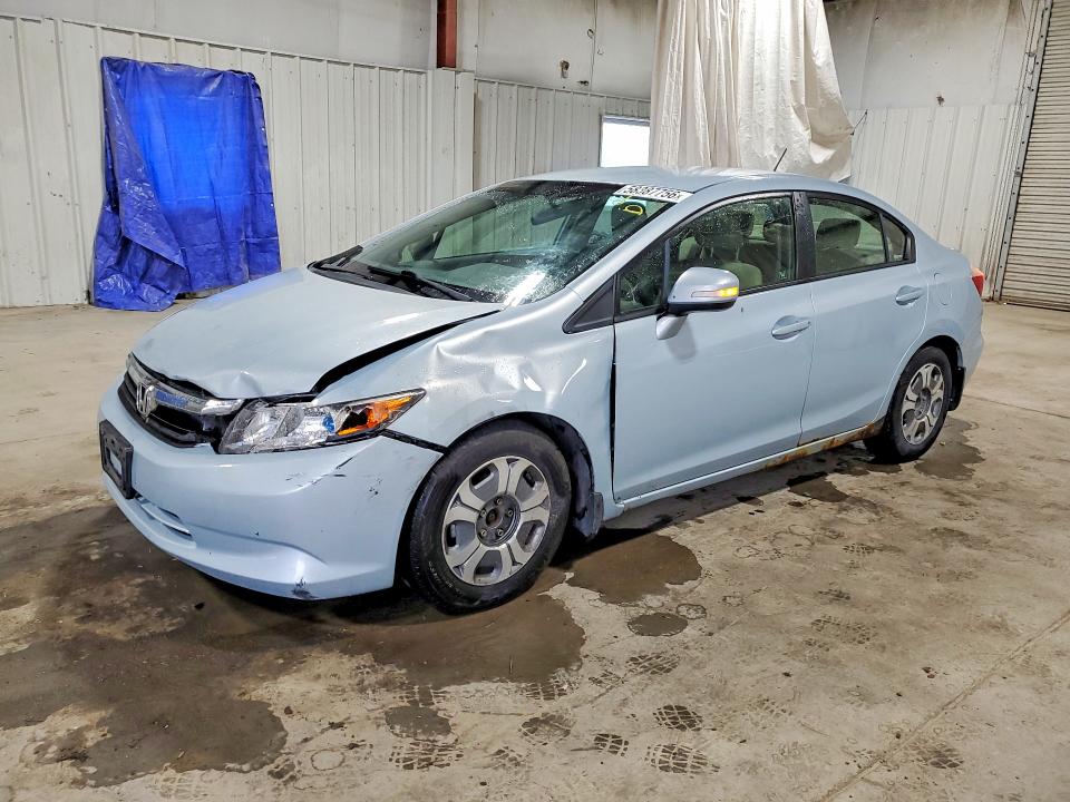 2012 Honda VIN JHMFB4F24CS009635 COPART salvage auction — FRONT END, Ny - Mv-907A Salvage Certificate, sold $475 on 2026-07-15 (photo 1)