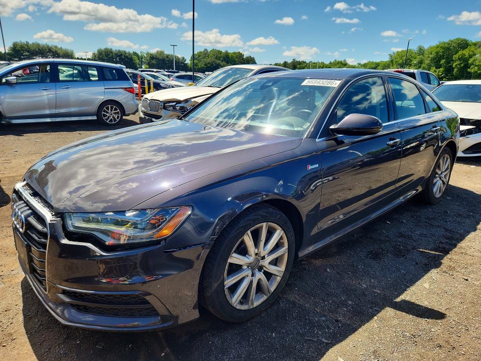 2015 Audi A6 VIN WAUHGAFC8FN009799 COPART salvage auction — FRONT END, Ct - Cert Of Title-Salvage, sold $2,700 on 2026-07-16 (photo 1)