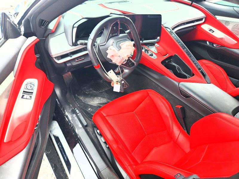 2023 Chevrolet Corvette VIN 1G1YB2D42P5127375 COPART salvage auction — FRONT END, Nc - Salvage Certificate Of Title, sold $34,500 on 2026-08-26 (photo 8)