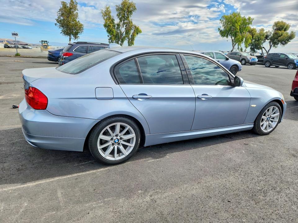 2011 BMW 3 series VIN WBAPH5G56BNM74835 COPART salvage auction — FRONT END, Ca - Salvage Certificate, sold $2,600 on 2026-07-22 (photo 3)