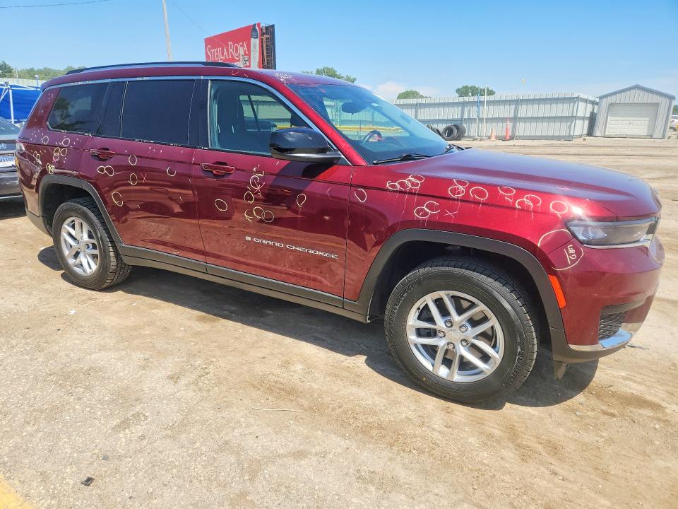 2021 Jeep VIN 1C4RJKAGXM8209393 COPART salvage auction — HAIL, Ks - Cert Of Title-Salvage, sold $175 on 2026-07-29 (photo 4)