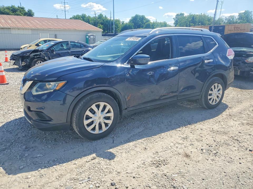 2016 Nissan VIN KNMAT2MT8GP596746 COPART salvage auction — FRONT END, OH - CERT OF TITLE-REBUILT SALVAGE, sold $725 on 2026-07-02 (photo 1)
