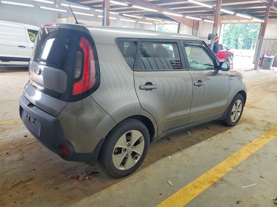 2016 Kia Soul VIN KNDJN2A27G7309208 COPART salvage auction — REAR END, Nc - Salvage Certificate Of Title, sold $225 on 2026-07-29 (photo 3)