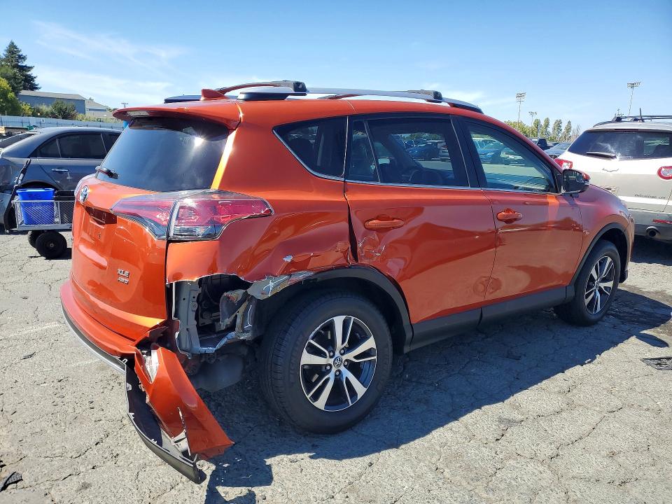 2016 Toyota Rav 4 VIN JTMRFREV5GJ102154 COPART salvage auction — REAR END, Ca - Salvage Certificate, sold $5,300 on 2026-07-06 (photo 3)