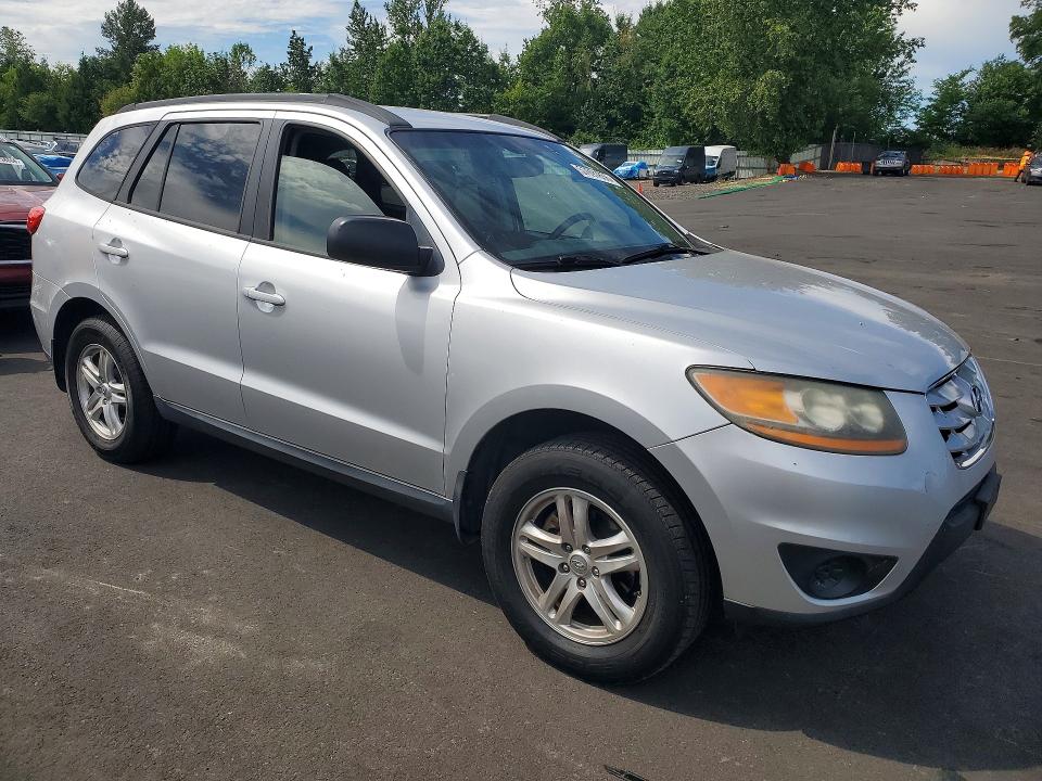2011 Hyundai Santa fe VIN 5XYZG3AB3BG079505 COPART salvage auction — REAR END, Or - Salvage Title Certificate, sold $125 on 2026-07-29 (photo 4)