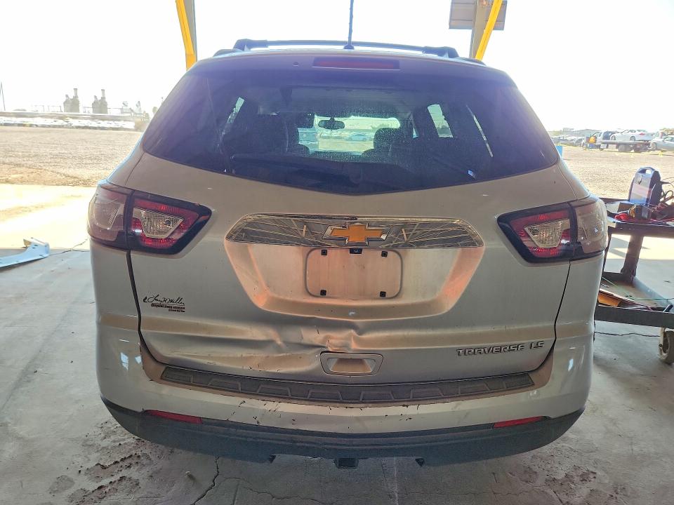2013 Chevrolet Traverse VIN 1GNKRFED3DJ107564 COPART salvage auction — REAR END, Az - Cert Of Title - Salvage, sold $850 on 2026-07-22 (photo 6)