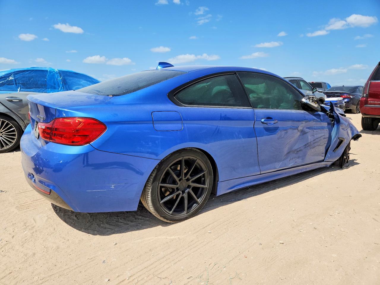 2014 BMW 4 Series VIN WBA3N7C54EK221849 COPART salvage auction — Front End, TX - CERTIFICATE OF TITLE, sold $15 on 2026-07-02 (photo 3)