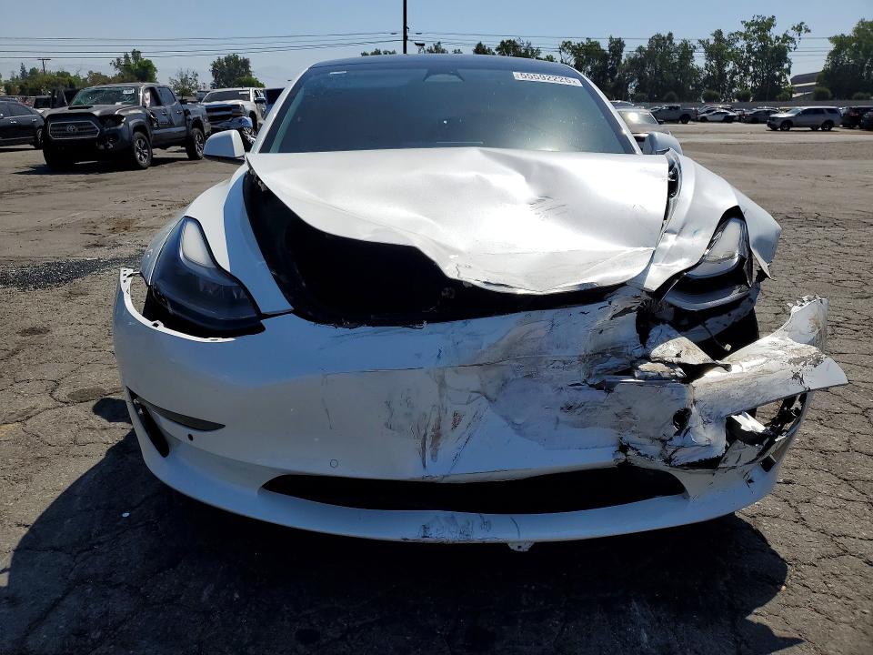 2022 Tesla VIN 5YJ3E1EA1NF288917 COPART salvage auction — FRONT END, Ca - Salvage Certificate, sold $4,000 on 2026-07-13 (photo 5)