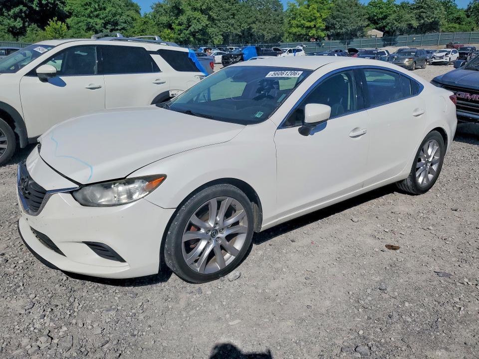 2017 Mazda 6 VIN JM1GL1V51H1131136 COPART salvage auction — FRONT END, Tn - Salvage Certificate, sold $1,750 on 2026-07-23 (photo 1)