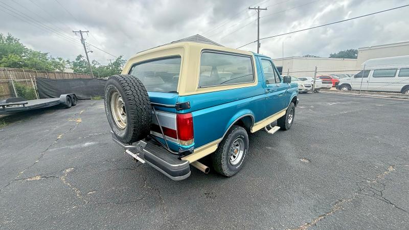 1990 Ford Bronco VIN 1FMEU15H7LLB17409 COPART salvage auction — NORMAL WEAR, Tx - Cert Of Title-Rebuilt Salvage (P), sold $3,050 on 2026-07-02 (photo 4)