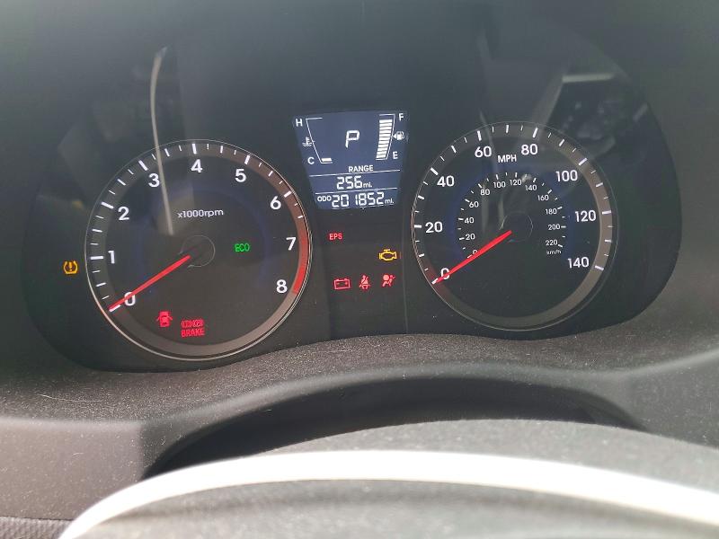 2012 Hyundai VIN KMHCU5AEXCU045013 COPART salvage auction — FRONT END, IN - CERT OF TITLE-SALVAGE TITLE, sold $375 on 2026-07-27 (photo 9)