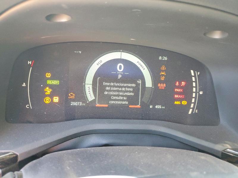 2025 Toyota Camry VIN 4T1DAACK1SU184681 COPART salvage auction — FRONT END, Az - Dis/Dlr/Exp Only Salvage Title, sold $11,000 on 2026-07-29 (photo 9)