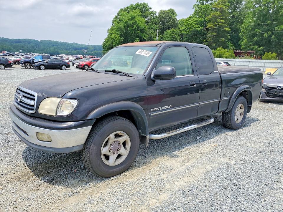 2000 Toyota Tundra VIN 5TBRT3812YS100034 COPART salvage auction — FRONT END, Nc - Salvage Certificate Of Title, sold $450 on 2026-07-30 (photo 1)