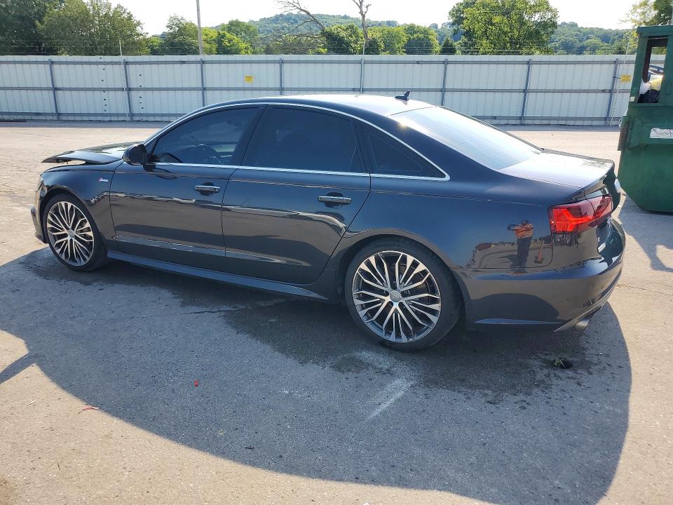 2016 Audi A6 VIN WAUFGAFC9GN006029 COPART salvage auction — FRONT END, Tn - Salvage Certificate, sold $625 on 2026-07-20 (photo 2)