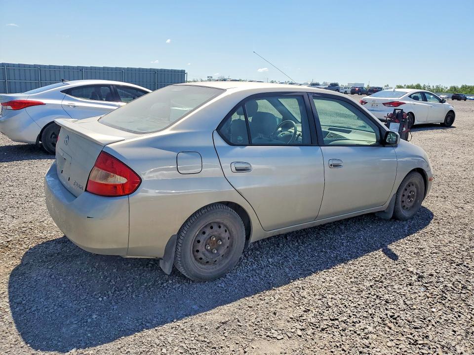 2002 Toyota Prius VIN JT2BK12U720046297 COPART salvage auction — REAR END, On - Permit No Brand - Unfit, sold $400 on 2026-07-28 (photo 3)