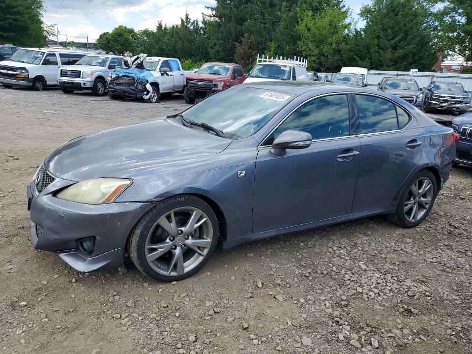 2013 Lexus Is VIN JTHBF5C20D5185286 COPART salvage auction — REAR END, MD - CERT OF SALVAGE > 75% DAMAGE, sold $1,350 on 2026-07-27 (photo 1)