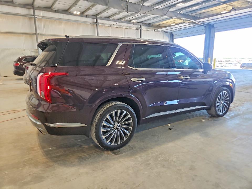 2024 Hyundai Palisade VIN KM8R7DGE0RU656440 COPART salvage auction — FRONT END, Ne - Cert Of Title-Salvage, sold $18,500 on 2026-07-14 (photo 3)