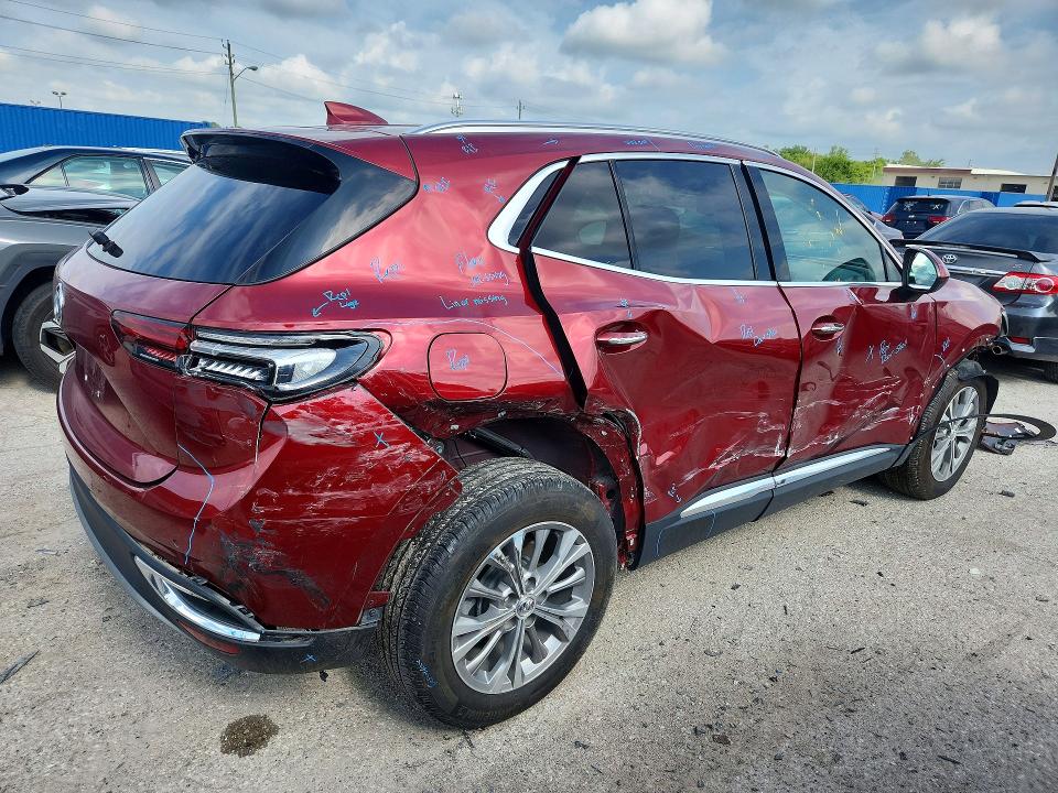 2023 Buick Envision VIN LRBAZLR41PD036721 COPART salvage auction — FRONT END, In - Cert Of Title-Salvage Title, sold $2,600 on 2026-07-31 (photo 3)