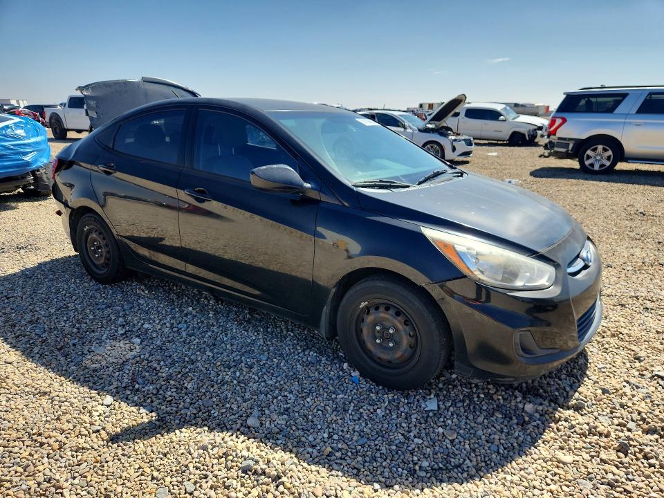 2016 Hyundai Accent VIN KMHCT4AE9GU991395 COPART salvage auction — REAR END, Tx - Salvage Vehicle Title, sold $90 on 2026-07-14 (photo 4)