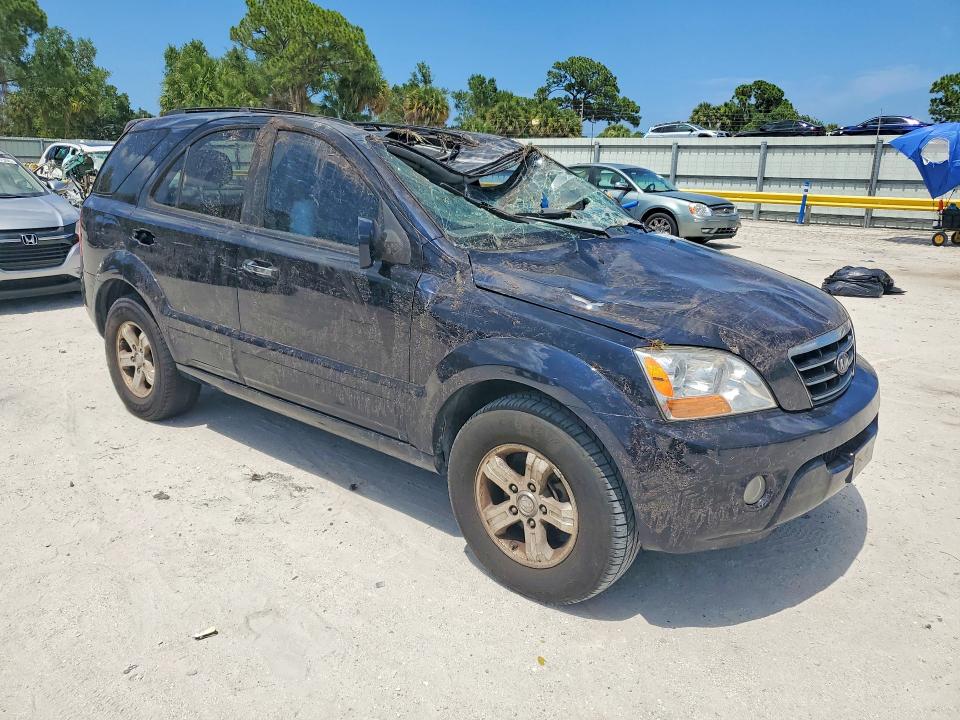 2008 Kia Sorento VIN KNDJD736185848436 COPART salvage auction — ROLLOVER, Fl - Cert Of Title Slvg Rebuildable, sold $500 on 2026-07-15 (photo 4)